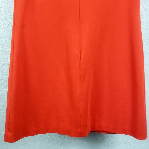 Trina Turk Size 10 Lined Mini Ruffle Zip Back Sleeveless Halter Shift Dress - Picture 9 of 14